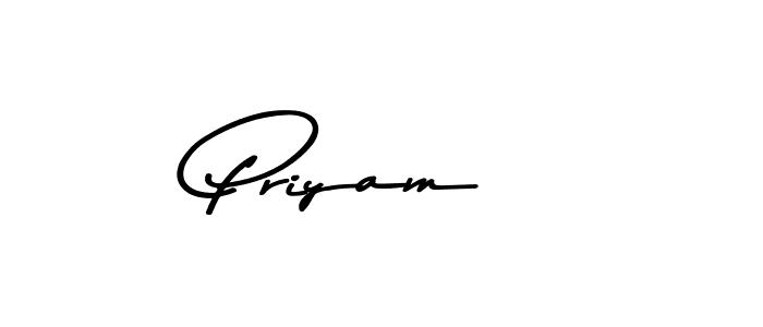 The best way (Asem Kandis PERSONAL USE) to make a short signature is to pick only two or three words in your name. The name Priyam  include a total of six letters. For converting this name. Priyam  signature style 9 images and pictures png