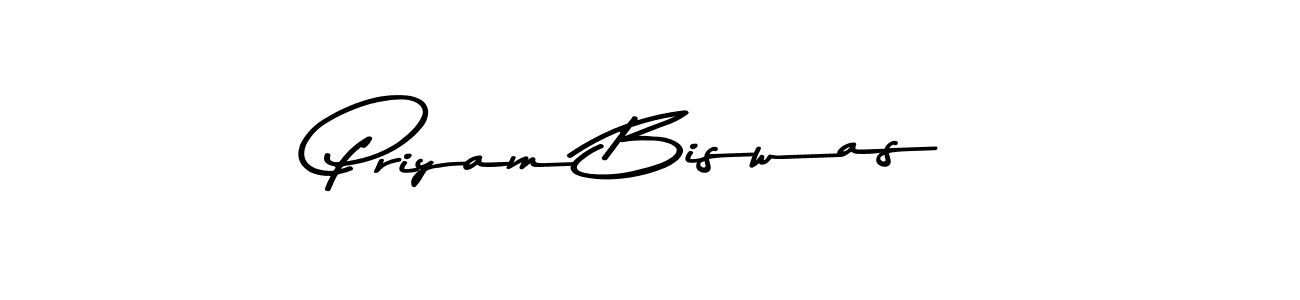 You should practise on your own different ways (Asem Kandis PERSONAL USE) to write your name (Priyam Biswas) in signature. don't let someone else do it for you. Priyam Biswas signature style 9 images and pictures png