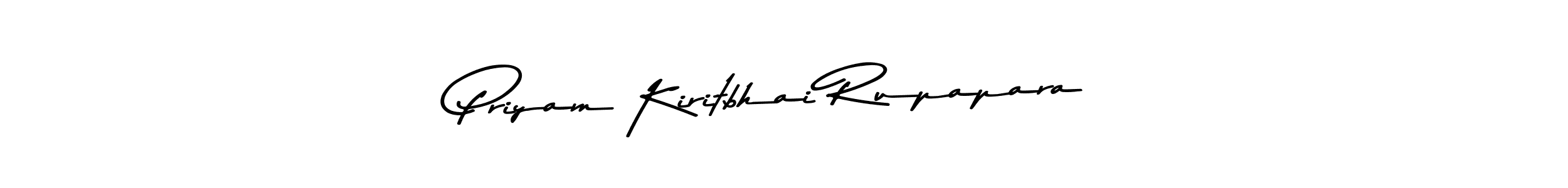 Make a beautiful signature design for name Priyam Kiritbhai Rupapara. Use this online signature maker to create a handwritten signature for free. Priyam Kiritbhai Rupapara signature style 9 images and pictures png