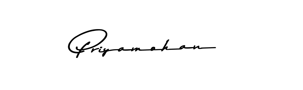 How to make Priyamohan signature? Asem Kandis PERSONAL USE is a professional autograph style. Create handwritten signature for Priyamohan name. Priyamohan signature style 9 images and pictures png