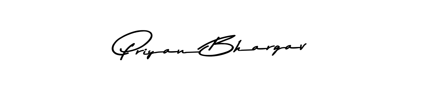 Use a signature maker to create a handwritten signature online. With this signature software, you can design (Asem Kandis PERSONAL USE) your own signature for name Priyan Bhargav. Priyan Bhargav signature style 9 images and pictures png