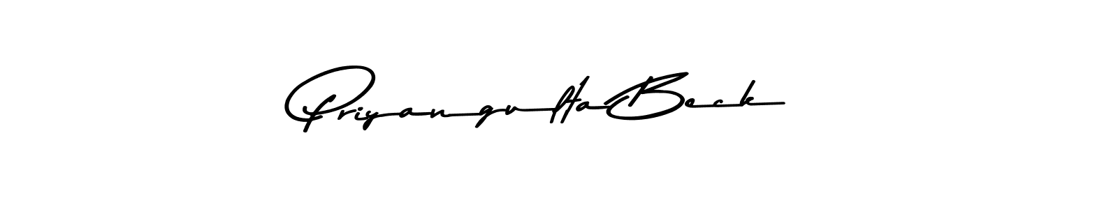 Use a signature maker to create a handwritten signature online. With this signature software, you can design (Asem Kandis PERSONAL USE) your own signature for name Priyangulta Beck. Priyangulta Beck signature style 9 images and pictures png