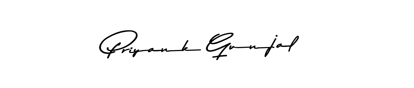 This is the best signature style for the Priyank Gunjal name. Also you like these signature font (Asem Kandis PERSONAL USE). Mix name signature. Priyank Gunjal signature style 9 images and pictures png