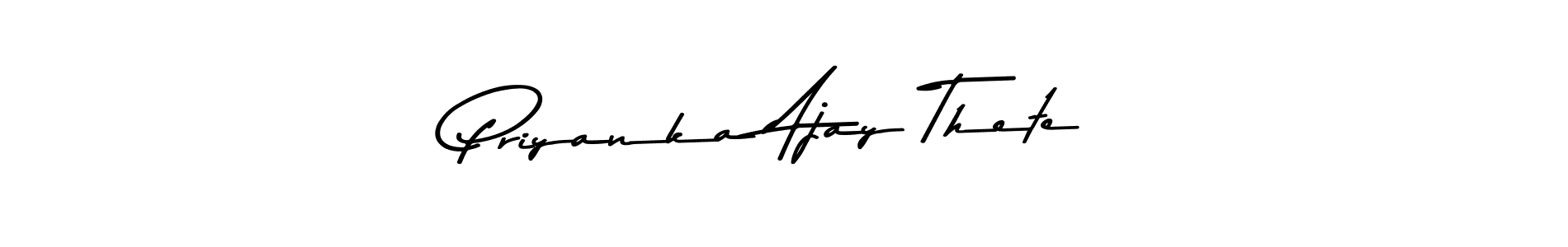 How to make Priyanka Ajay Thete signature? Asem Kandis PERSONAL USE is a professional autograph style. Create handwritten signature for Priyanka Ajay Thete name. Priyanka Ajay Thete signature style 9 images and pictures png