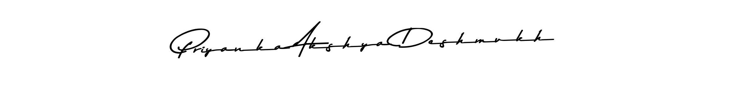 Use a signature maker to create a handwritten signature online. With this signature software, you can design (Asem Kandis PERSONAL USE) your own signature for name Priyanka Akshya Deshmukh. Priyanka Akshya Deshmukh signature style 9 images and pictures png