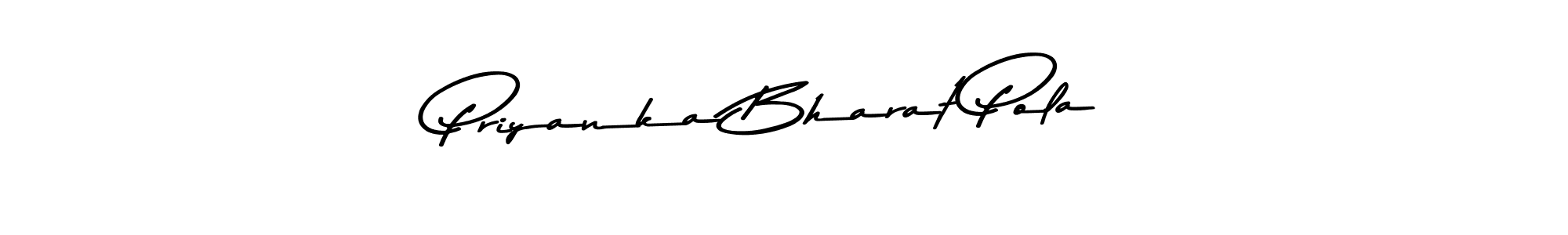 Create a beautiful signature design for name Priyanka Bharat Pola. With this signature (Asem Kandis PERSONAL USE) fonts, you can make a handwritten signature for free. Priyanka Bharat Pola signature style 9 images and pictures png