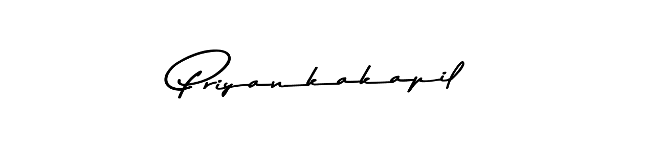 This is the best signature style for the Priyankakapil name. Also you like these signature font (Asem Kandis PERSONAL USE). Mix name signature. Priyankakapil signature style 9 images and pictures png
