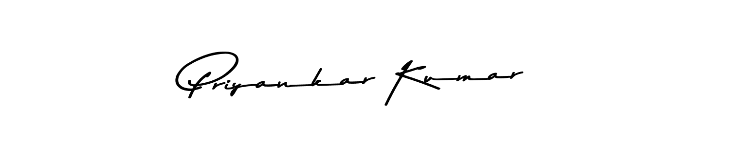The best way (Asem Kandis PERSONAL USE) to make a short signature is to pick only two or three words in your name. The name Priyankar Kumar include a total of six letters. For converting this name. Priyankar Kumar signature style 9 images and pictures png