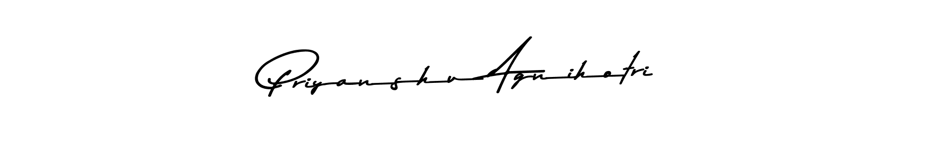 Similarly Asem Kandis PERSONAL USE is the best handwritten signature design. Signature creator online .You can use it as an online autograph creator for name Priyanshu Agnihotri. Priyanshu Agnihotri signature style 9 images and pictures png