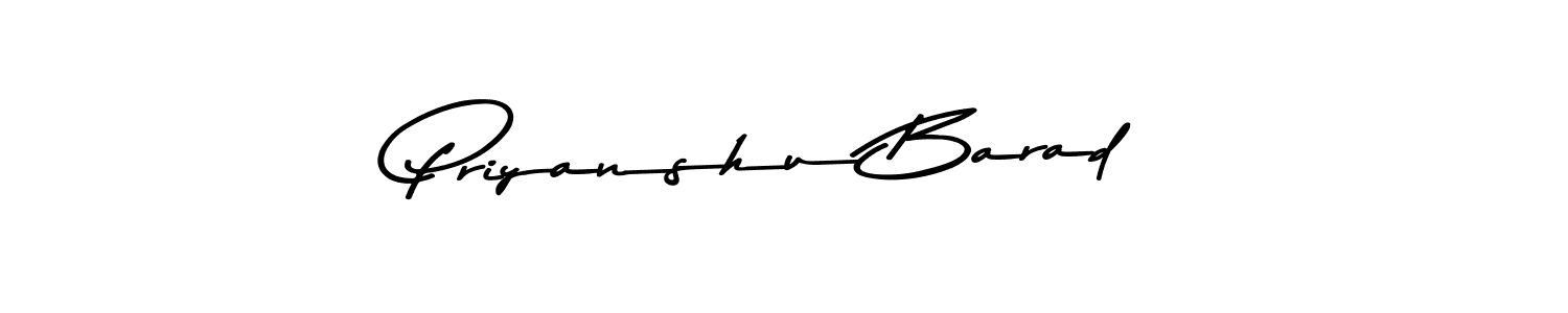 Design your own signature with our free online signature maker. With this signature software, you can create a handwritten (Asem Kandis PERSONAL USE) signature for name Priyanshu Barad. Priyanshu Barad signature style 9 images and pictures png