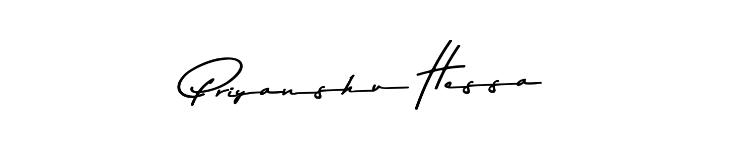 Use a signature maker to create a handwritten signature online. With this signature software, you can design (Asem Kandis PERSONAL USE) your own signature for name Priyanshu Hessa. Priyanshu Hessa signature style 9 images and pictures png