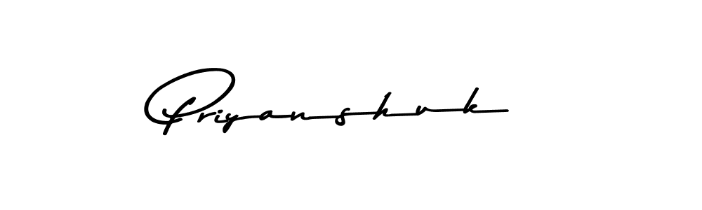 Design your own signature with our free online signature maker. With this signature software, you can create a handwritten (Asem Kandis PERSONAL USE) signature for name Priyanshuk. Priyanshuk signature style 9 images and pictures png