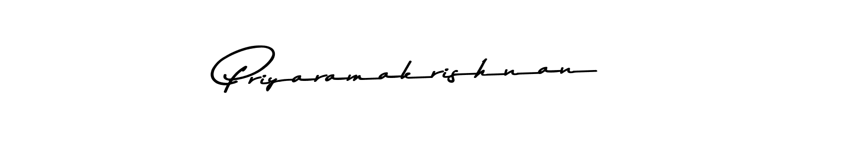 Create a beautiful signature design for name Priyaramakrishnan. With this signature (Asem Kandis PERSONAL USE) fonts, you can make a handwritten signature for free. Priyaramakrishnan signature style 9 images and pictures png