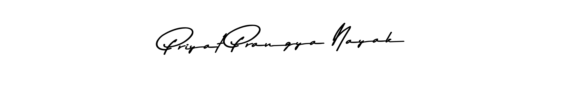 Create a beautiful signature design for name Priyat Prangya Nayak. With this signature (Asem Kandis PERSONAL USE) fonts, you can make a handwritten signature for free. Priyat Prangya Nayak signature style 9 images and pictures png