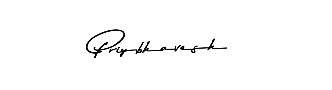 Use a signature maker to create a handwritten signature online. With this signature software, you can design (Asem Kandis PERSONAL USE) your own signature for name Priybhavesh. Priybhavesh signature style 9 images and pictures png