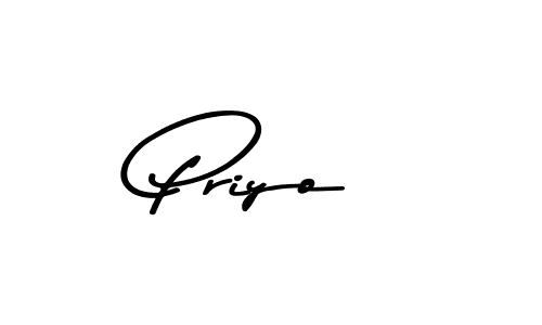 How to make Priyo signature? Asem Kandis PERSONAL USE is a professional autograph style. Create handwritten signature for Priyo name. Priyo signature style 9 images and pictures png