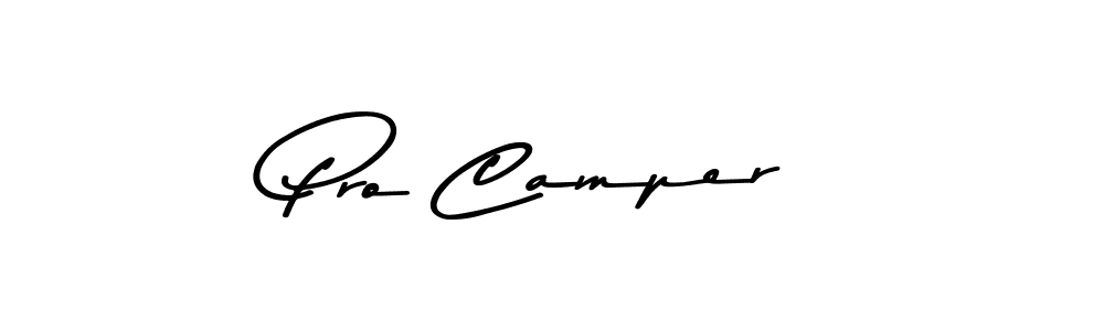 You should practise on your own different ways (Asem Kandis PERSONAL USE) to write your name (Pro Camper) in signature. don't let someone else do it for you. Pro Camper signature style 9 images and pictures png