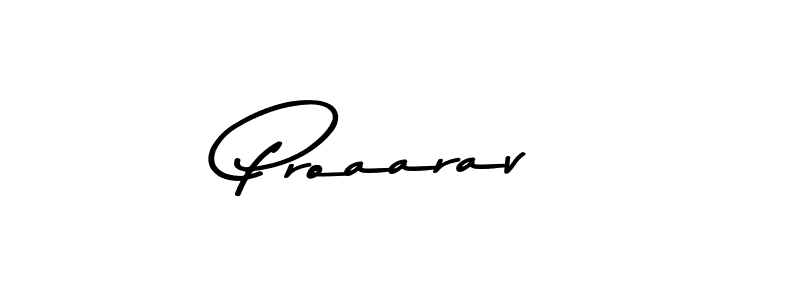How to make Proaarav name signature. Use Asem Kandis PERSONAL USE style for creating short signs online. This is the latest handwritten sign. Proaarav signature style 9 images and pictures png