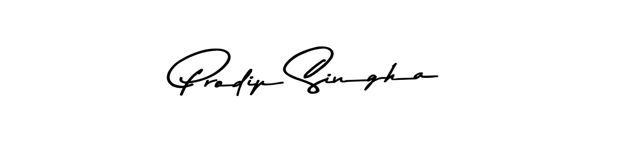 How to make Prodip Singha signature? Asem Kandis PERSONAL USE is a professional autograph style. Create handwritten signature for Prodip Singha name. Prodip Singha signature style 9 images and pictures png