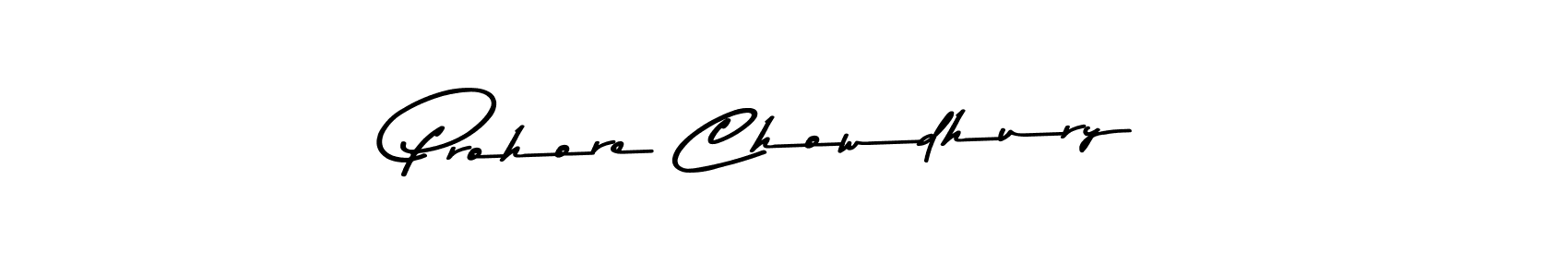 Use a signature maker to create a handwritten signature online. With this signature software, you can design (Asem Kandis PERSONAL USE) your own signature for name Prohore Chowdhury. Prohore Chowdhury signature style 9 images and pictures png