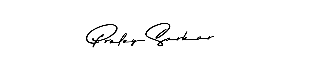 Use a signature maker to create a handwritten signature online. With this signature software, you can design (Asem Kandis PERSONAL USE) your own signature for name Proloy Sarkar. Proloy Sarkar signature style 9 images and pictures png