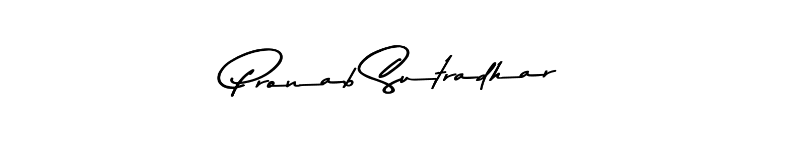 Use a signature maker to create a handwritten signature online. With this signature software, you can design (Asem Kandis PERSONAL USE) your own signature for name Pronab Sutradhar. Pronab Sutradhar signature style 9 images and pictures png