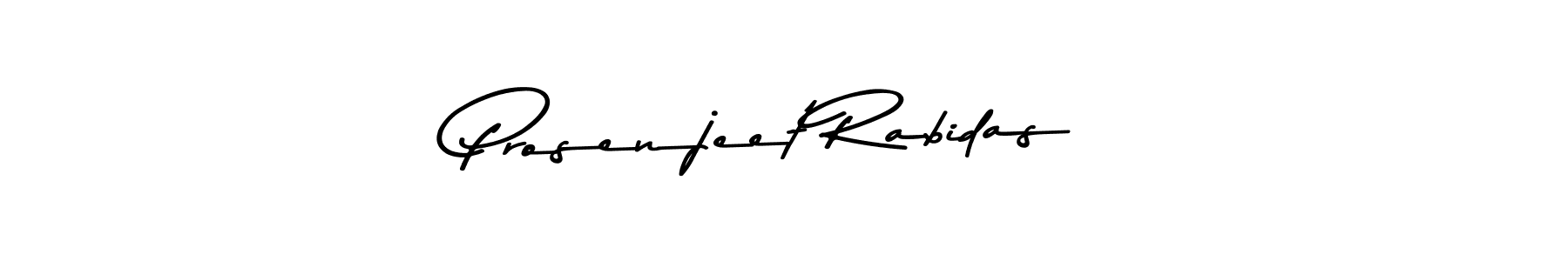 Use a signature maker to create a handwritten signature online. With this signature software, you can design (Asem Kandis PERSONAL USE) your own signature for name Prosenjeet Rabidas. Prosenjeet Rabidas signature style 9 images and pictures png