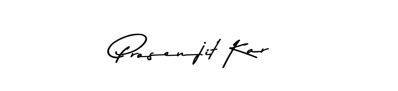 Make a beautiful signature design for name Prosenjit Kar. With this signature (Asem Kandis PERSONAL USE) style, you can create a handwritten signature for free. Prosenjit Kar signature style 9 images and pictures png