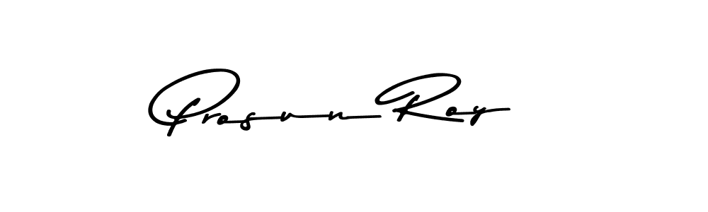 The best way (Asem Kandis PERSONAL USE) to make a short signature is to pick only two or three words in your name. The name Prosun Roy include a total of six letters. For converting this name. Prosun Roy signature style 9 images and pictures png