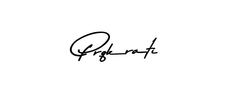 Create a beautiful signature design for name Prqkrati. With this signature (Asem Kandis PERSONAL USE) fonts, you can make a handwritten signature for free. Prqkrati signature style 9 images and pictures png
