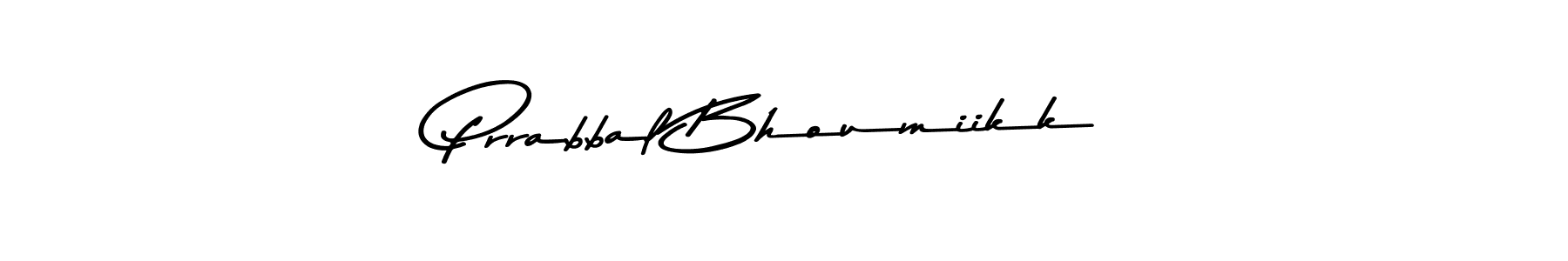 Make a beautiful signature design for name Prrabbal Bhoumiikk. With this signature (Asem Kandis PERSONAL USE) style, you can create a handwritten signature for free. Prrabbal Bhoumiikk signature style 9 images and pictures png