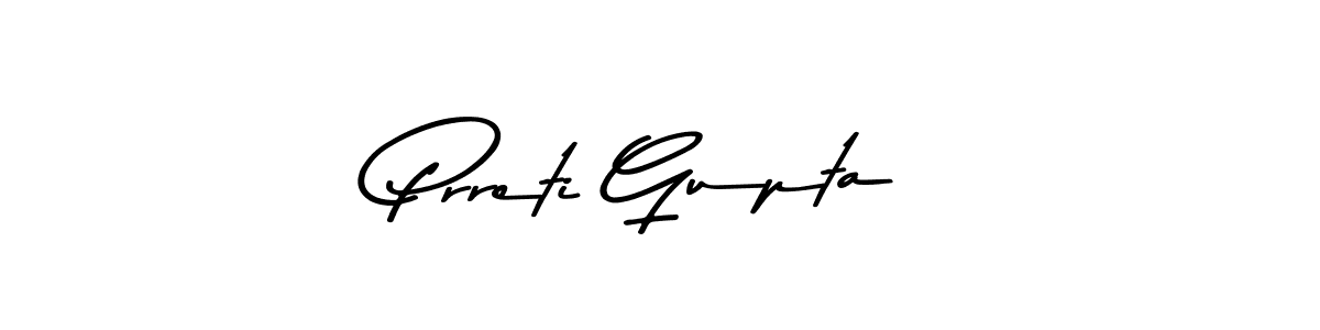 Make a beautiful signature design for name Prreti Gupta. Use this online signature maker to create a handwritten signature for free. Prreti Gupta signature style 9 images and pictures png