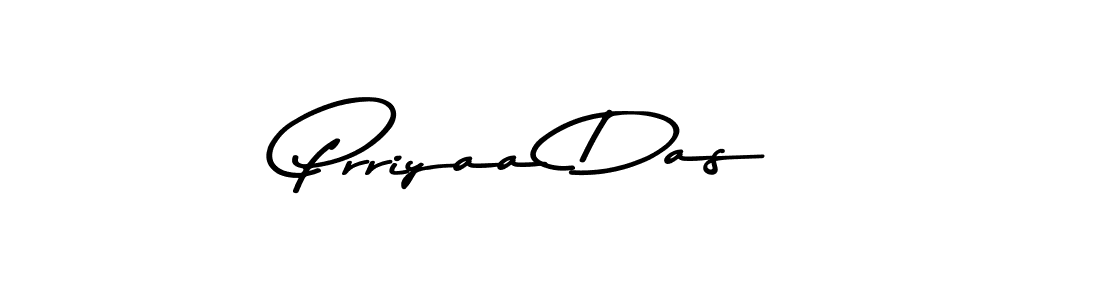 Create a beautiful signature design for name Prriyaa Das. With this signature (Asem Kandis PERSONAL USE) fonts, you can make a handwritten signature for free. Prriyaa Das signature style 9 images and pictures png