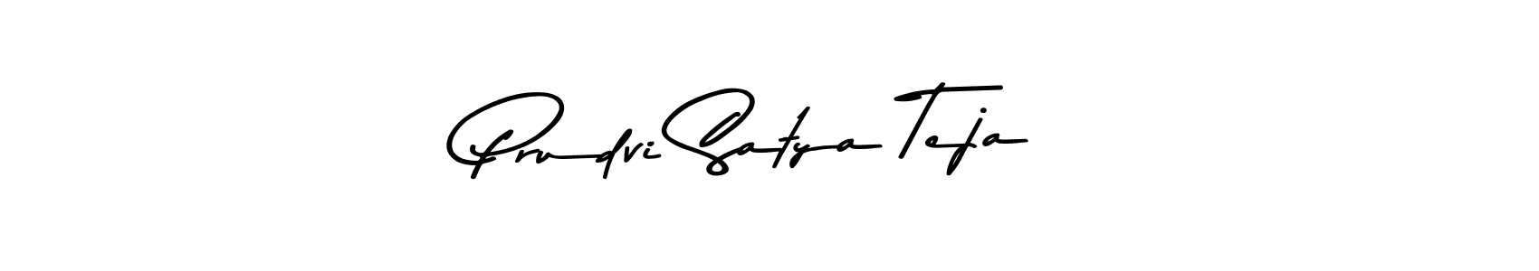 The best way (Asem Kandis PERSONAL USE) to make a short signature is to pick only two or three words in your name. The name Prudvi Satya Teja include a total of six letters. For converting this name. Prudvi Satya Teja signature style 9 images and pictures png