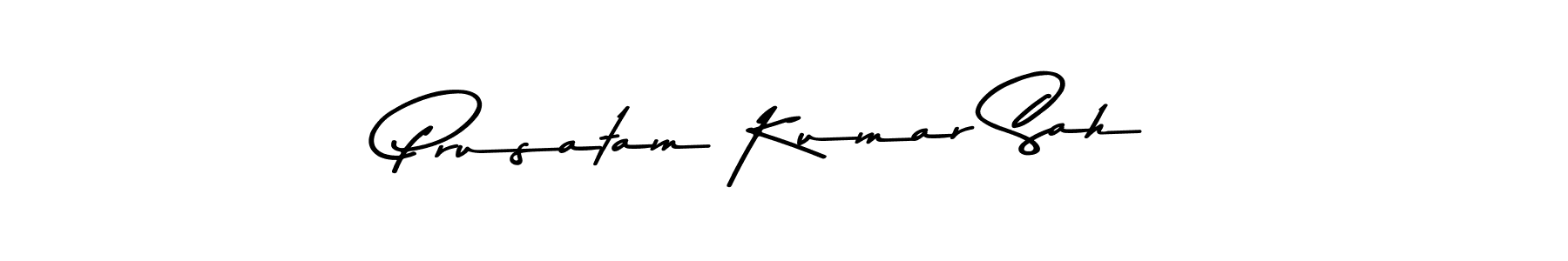 Make a beautiful signature design for name Prusatam Kumar Sah. Use this online signature maker to create a handwritten signature for free. Prusatam Kumar Sah signature style 9 images and pictures png