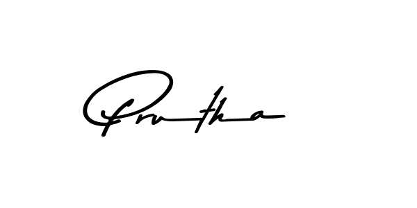 Best and Professional Signature Style for Prutha. Asem Kandis PERSONAL USE Best Signature Style Collection. Prutha signature style 9 images and pictures png