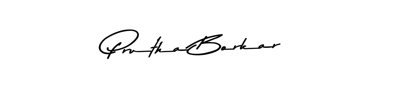 How to Draw Prutha Borkar signature style? Asem Kandis PERSONAL USE is a latest design signature styles for name Prutha Borkar. Prutha Borkar signature style 9 images and pictures png