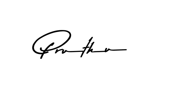 Use a signature maker to create a handwritten signature online. With this signature software, you can design (Asem Kandis PERSONAL USE) your own signature for name Pruthu. Pruthu signature style 9 images and pictures png