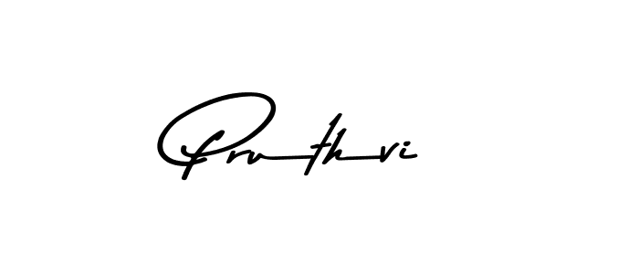 Pruthvi stylish signature style. Best Handwritten Sign (Asem Kandis PERSONAL USE) for my name. Handwritten Signature Collection Ideas for my name Pruthvi. Pruthvi signature style 9 images and pictures png