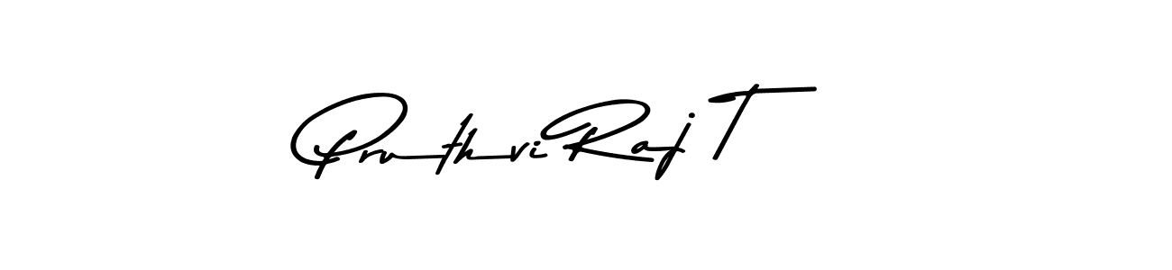 How to make Pruthvi Raj T signature? Asem Kandis PERSONAL USE is a professional autograph style. Create handwritten signature for Pruthvi Raj T name. Pruthvi Raj T signature style 9 images and pictures png