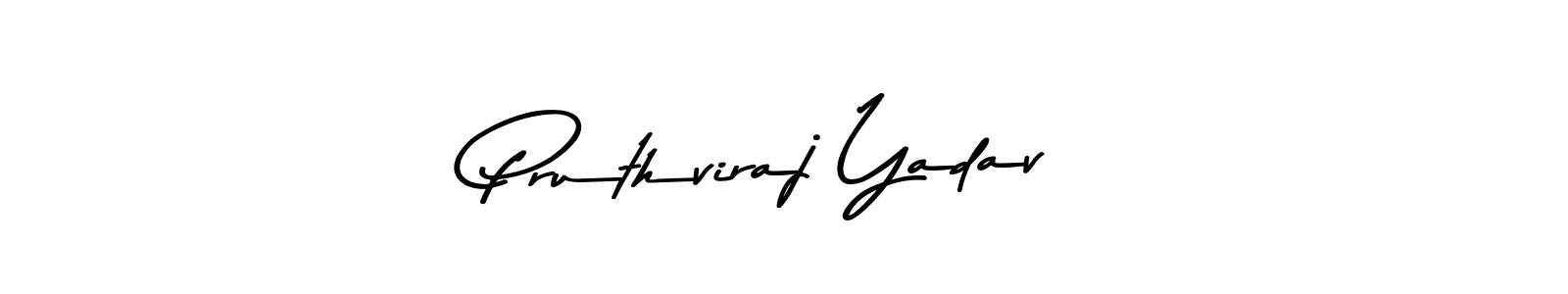 Make a beautiful signature design for name Pruthviraj Yadav. With this signature (Asem Kandis PERSONAL USE) style, you can create a handwritten signature for free. Pruthviraj Yadav signature style 9 images and pictures png