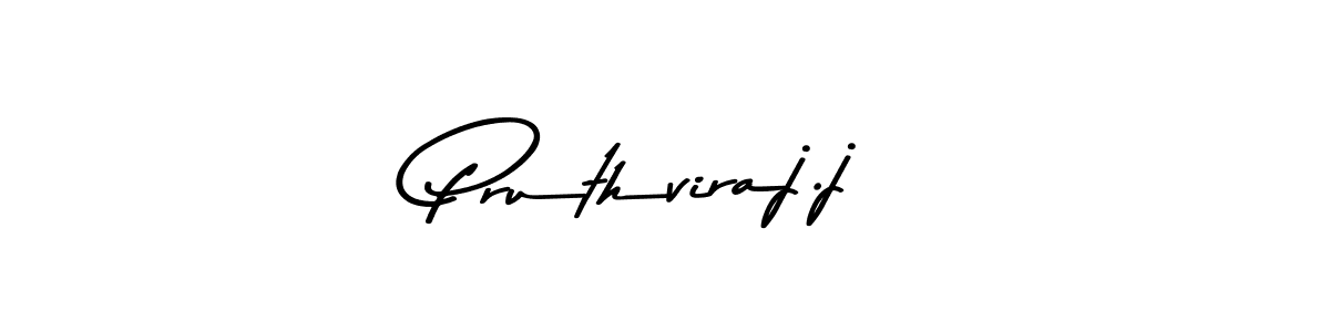 Pruthviraj.j stylish signature style. Best Handwritten Sign (Asem Kandis PERSONAL USE) for my name. Handwritten Signature Collection Ideas for my name Pruthviraj.j. Pruthviraj.j signature style 9 images and pictures png