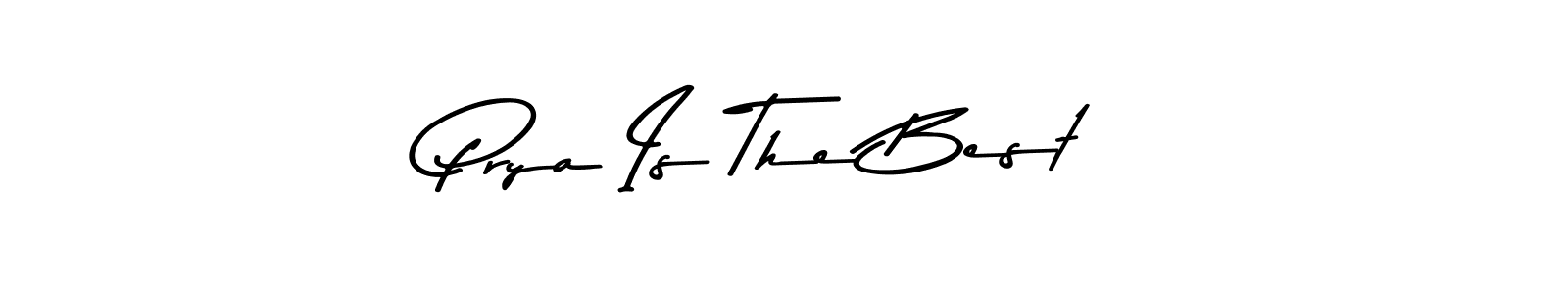 Use a signature maker to create a handwritten signature online. With this signature software, you can design (Asem Kandis PERSONAL USE) your own signature for name Prya Is The Best. Prya Is The Best signature style 9 images and pictures png