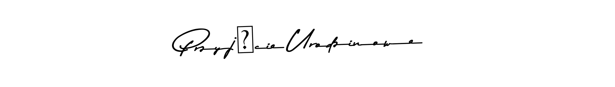 if you are searching for the best signature style for your name Przyjęcie Urodzinowe. so please give up your signature search. here we have designed multiple signature styles  using Asem Kandis PERSONAL USE. Przyjęcie Urodzinowe signature style 9 images and pictures png