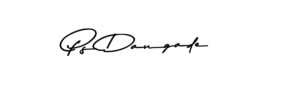 Asem Kandis PERSONAL USE is a professional signature style that is perfect for those who want to add a touch of class to their signature. It is also a great choice for those who want to make their signature more unique. Get Ps Dangade name to fancy signature for free. Ps Dangade signature style 9 images and pictures png