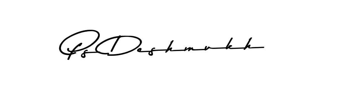 You can use this online signature creator to create a handwritten signature for the name Ps Deshmukh. This is the best online autograph maker. Ps Deshmukh signature style 9 images and pictures png