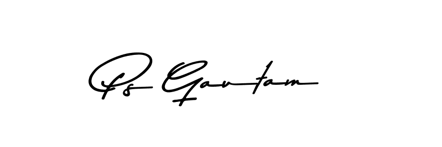 You should practise on your own different ways (Asem Kandis PERSONAL USE) to write your name (Ps Gautam) in signature. don't let someone else do it for you. Ps Gautam signature style 9 images and pictures png