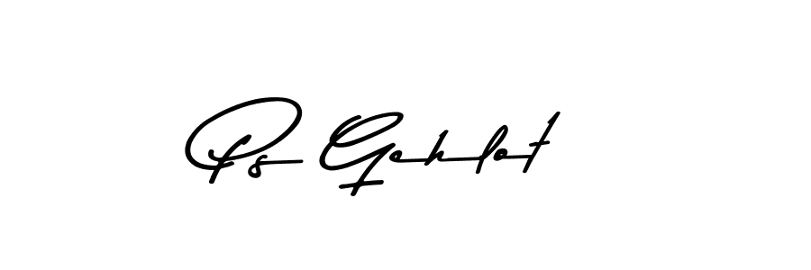 Similarly Asem Kandis PERSONAL USE is the best handwritten signature design. Signature creator online .You can use it as an online autograph creator for name Ps Gehlot. Ps Gehlot signature style 9 images and pictures png