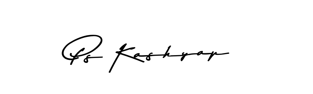 Use a signature maker to create a handwritten signature online. With this signature software, you can design (Asem Kandis PERSONAL USE) your own signature for name Ps Kashyap. Ps Kashyap signature style 9 images and pictures png