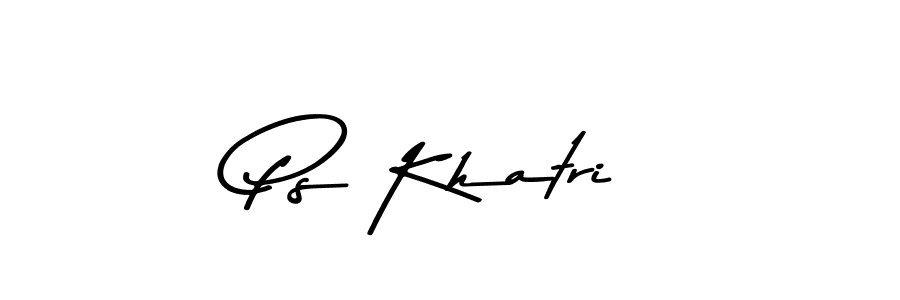 The best way (Asem Kandis PERSONAL USE) to make a short signature is to pick only two or three words in your name. The name Ps Khatri include a total of six letters. For converting this name. Ps Khatri signature style 9 images and pictures png